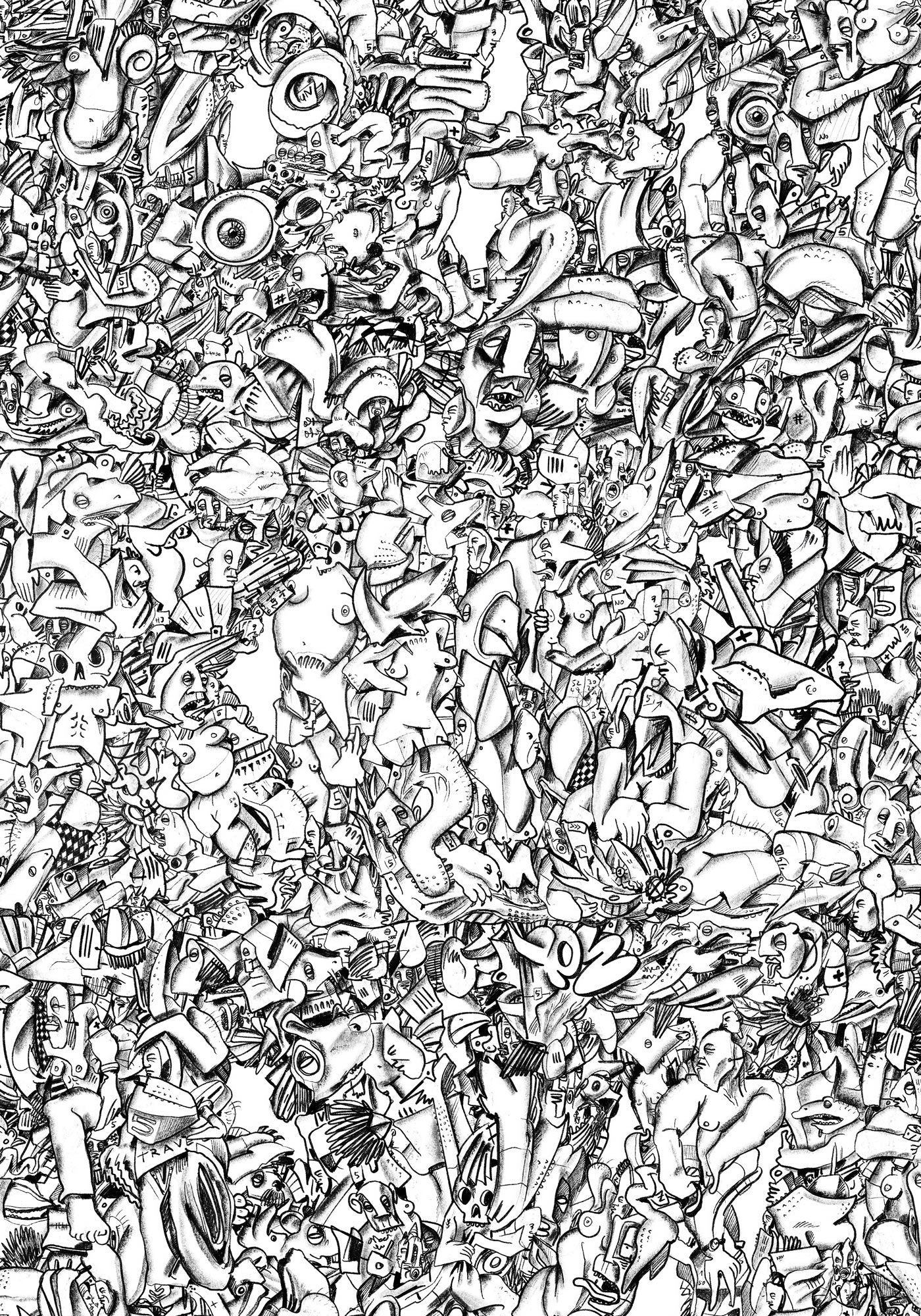 FRTZN Wimmelbild - Infinite (2/2) (Fine Art Print)