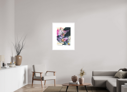 Together - Overpainting a Berlin ticket (Large Print)