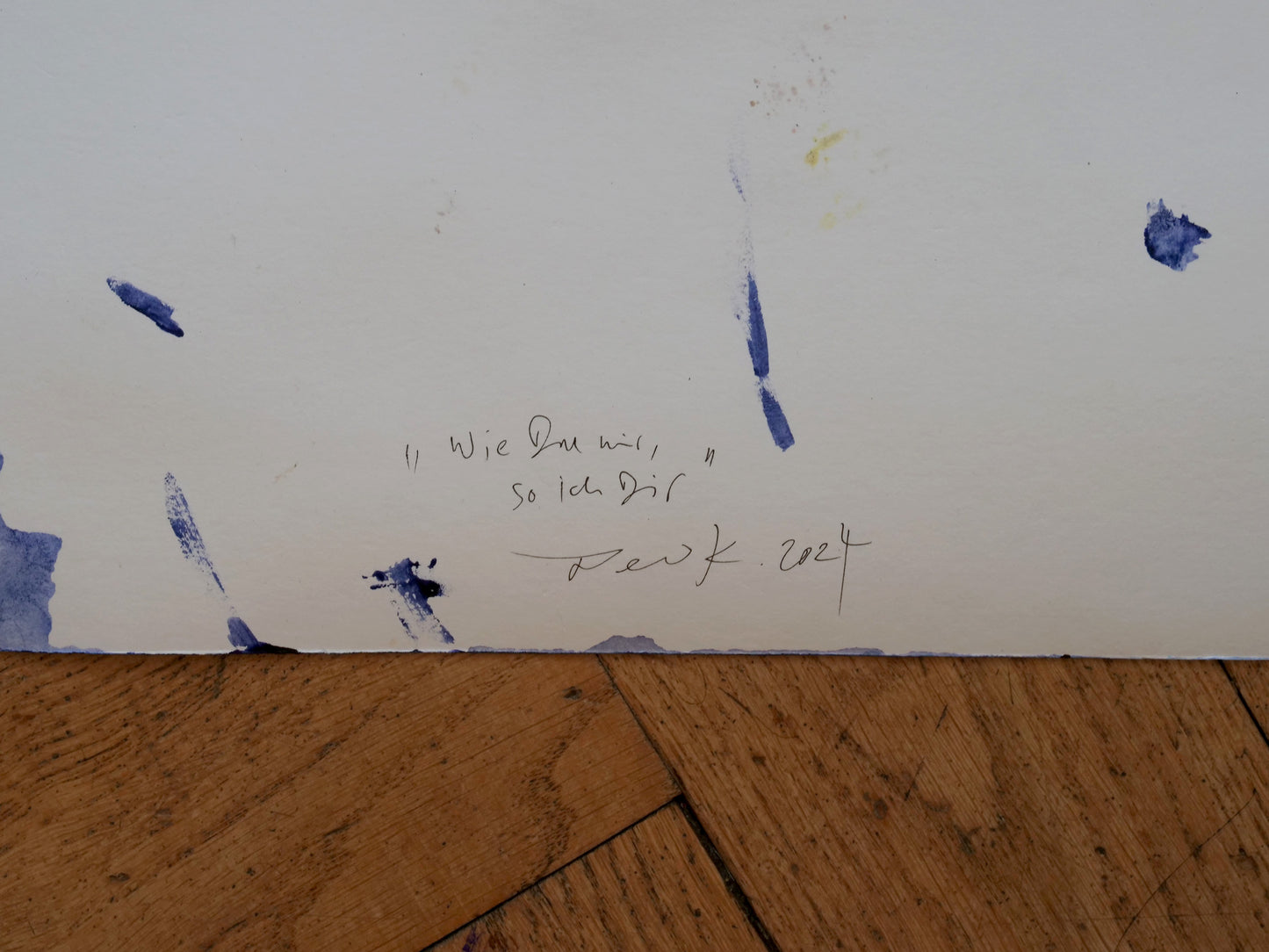 Wie Du mir, so ich Dir