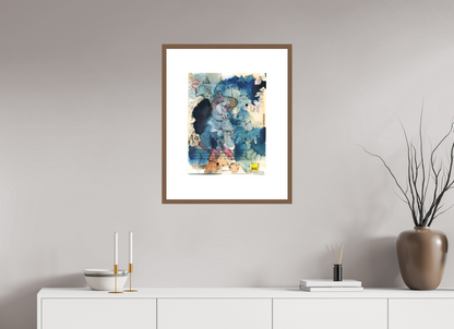 Forbidden - Painting over Berlin ticket (Large Print)
