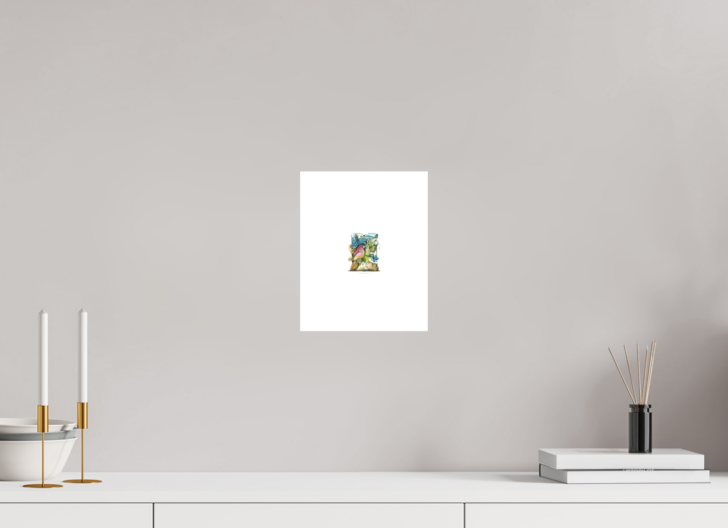Swallowed - Block (original size print)